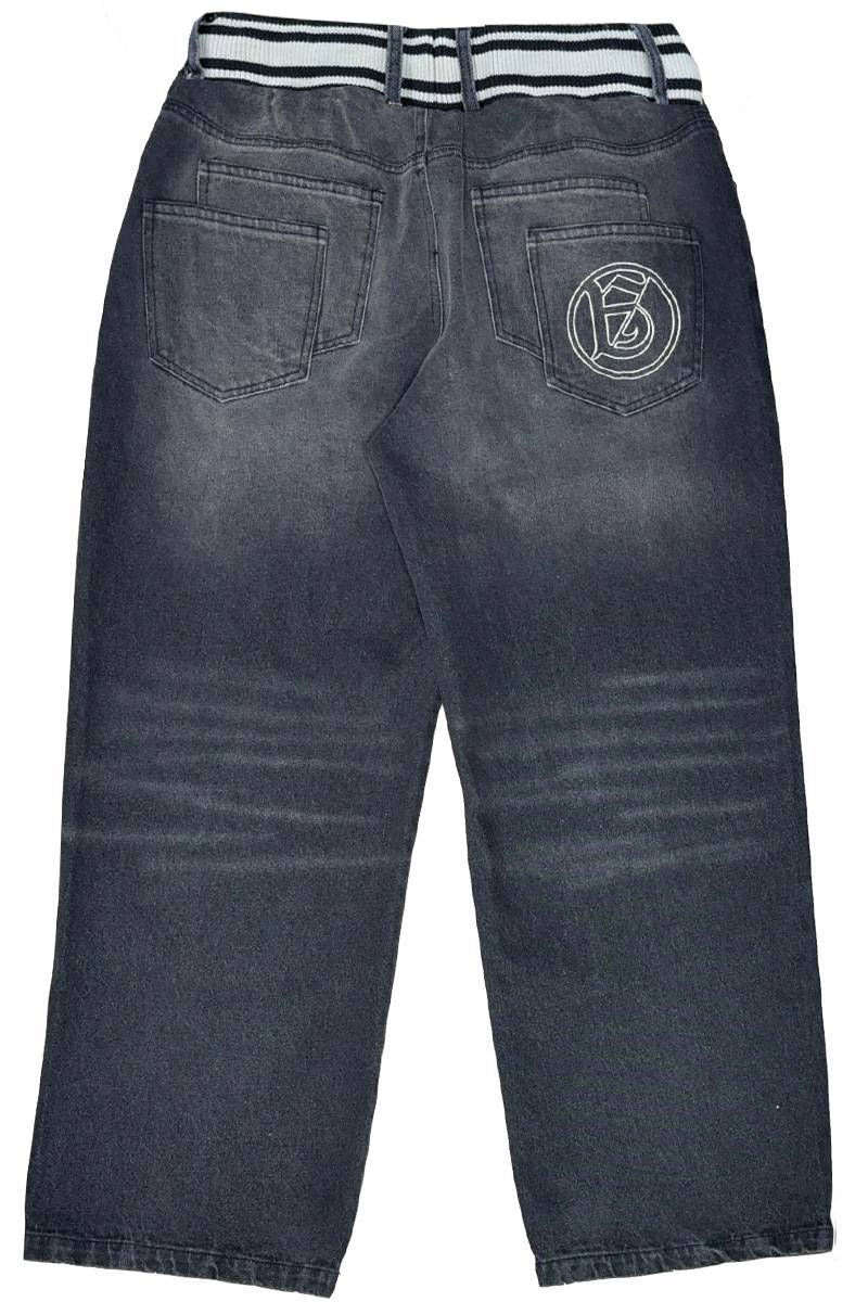 A Good Bad Influence (ア・グッド・バッド・インフルエンス) RELAX DENIM PANTS - Black