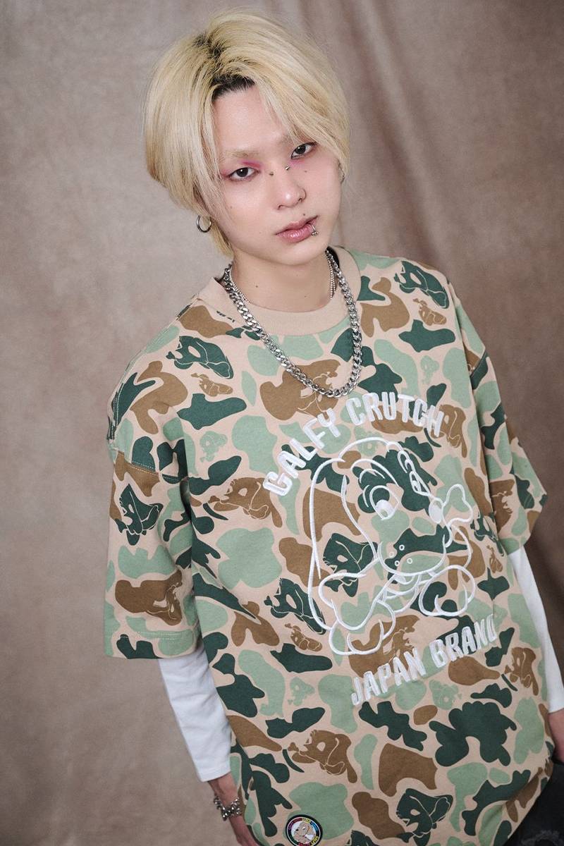 GALFY (ガルフィー) カモかも!Tee - Khaki Camo