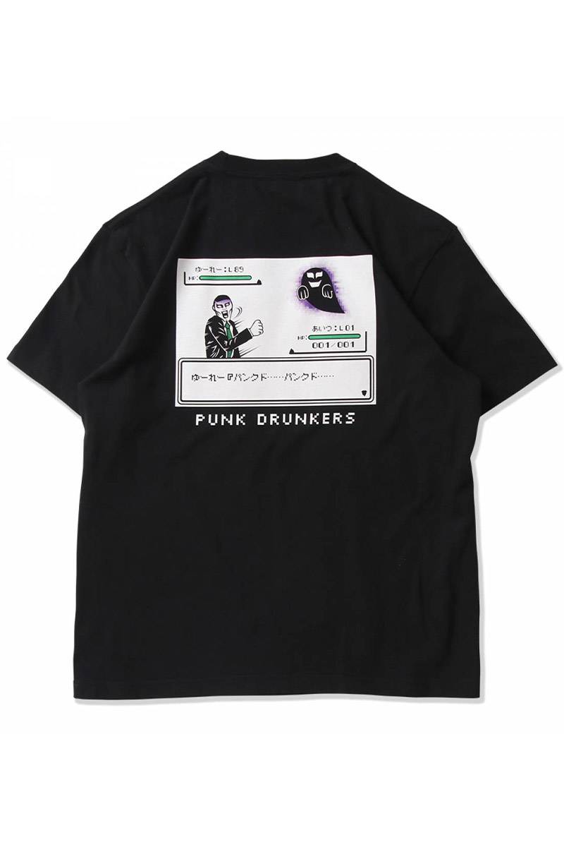 PUNK DRUNKERS (パンクドランカーズ) ゆーれーTEE - BLACK