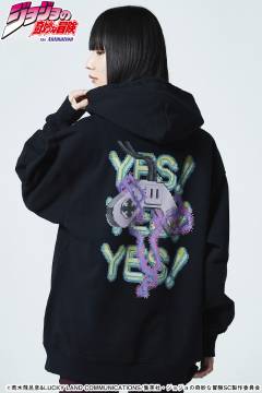 【予約商品】ジョジョの奇妙な冒険xglamb(グラム) Joseph Joester Hoodie Black