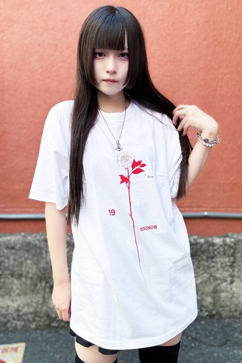 KAVANE Clothing "Drop"OVERSIZE CUTSEW - White