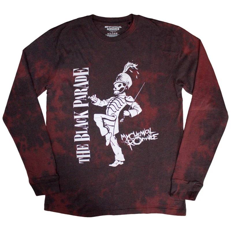 【予約商品】MY CHEMICAL ROMANCE Unisex Long Sleeve バンドTシャツ: Marching (Red) (Wash Collection)