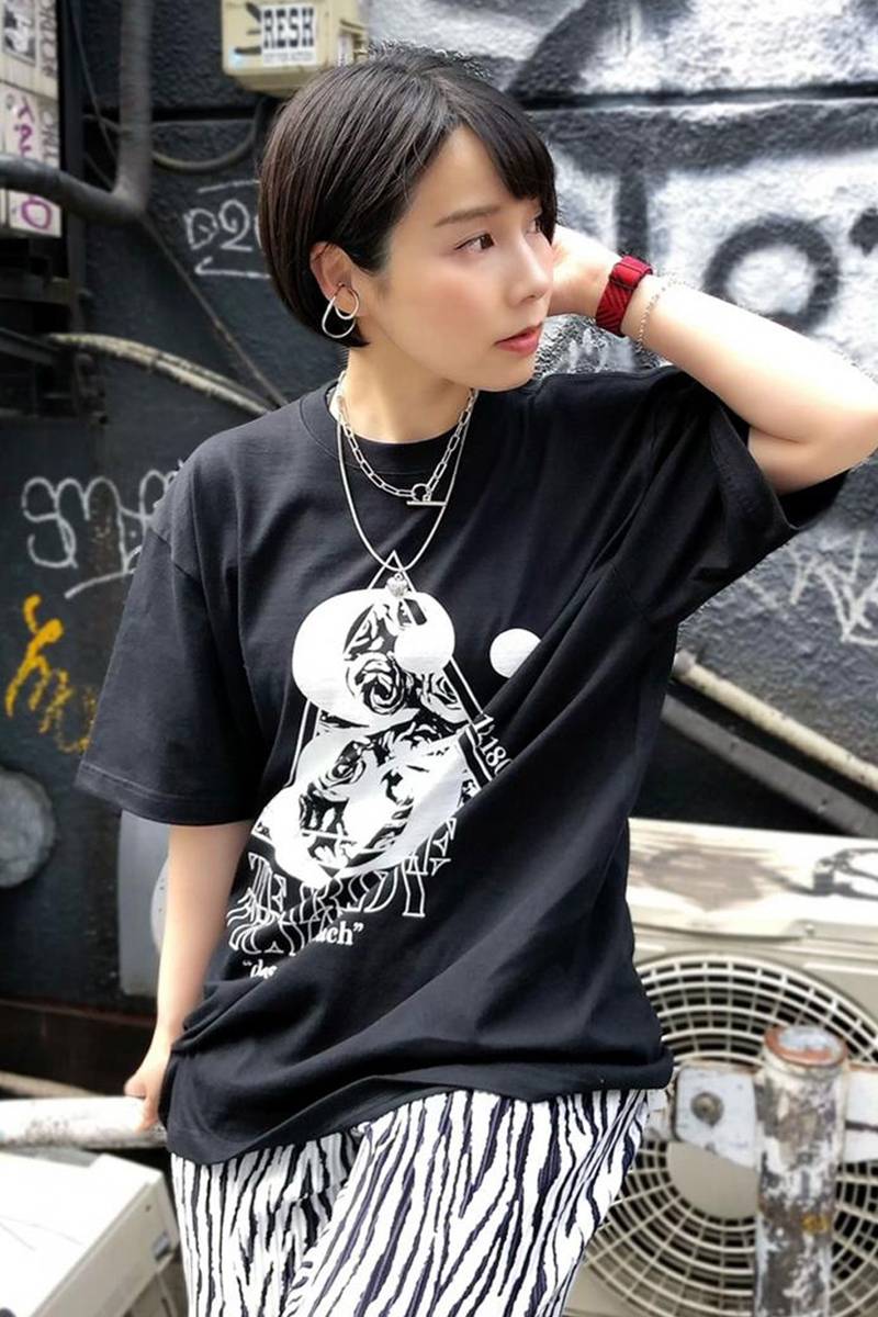 TEARS OF TRAGEDY×HEDWiNG×GEKIROCK CLOTHING 限定コラボ・ショートスリーブTシャツ BLACK