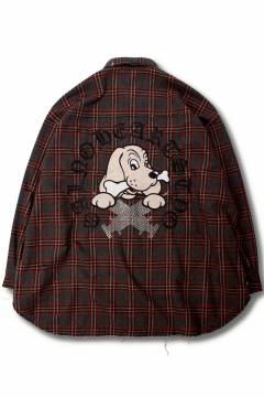 【予約商品】GALFY(ガルフィー)ピカピカ注射器ボロシャツ - Gray