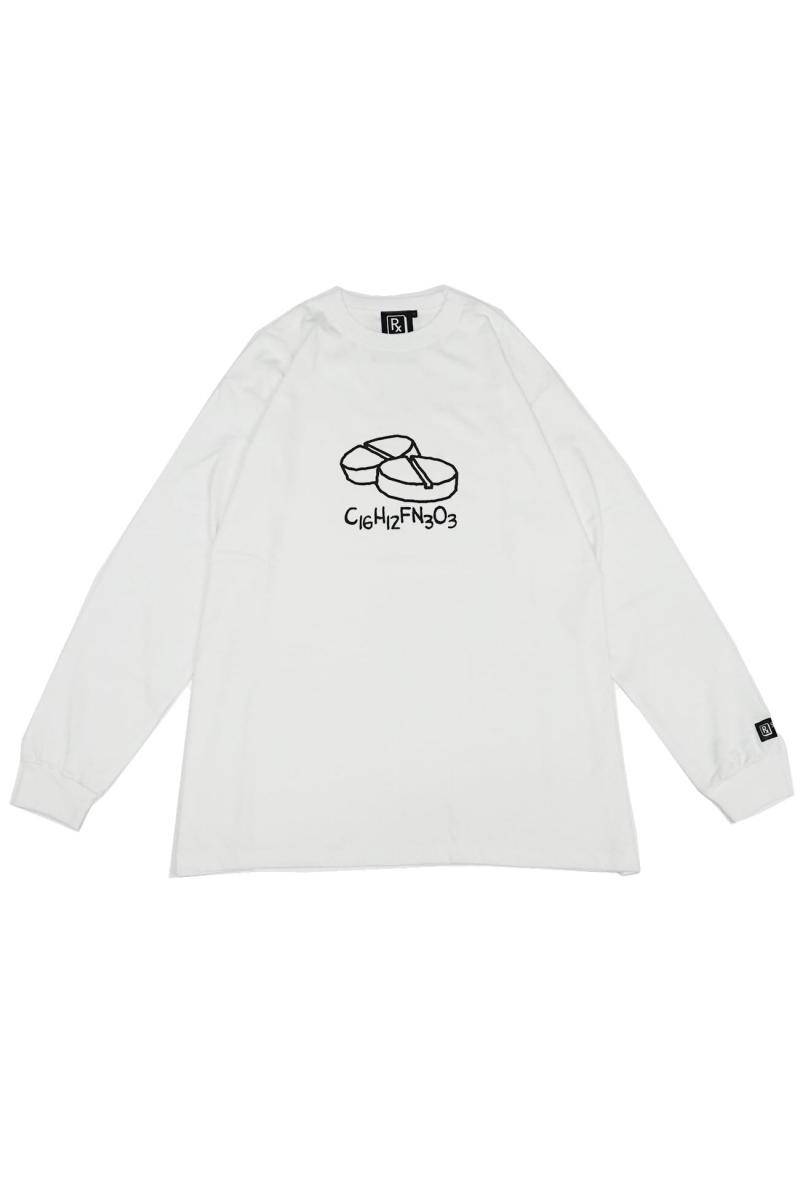 SLEEPING TABLET(スリーピング・タブレット) DOODLE [ LONG SLEEVE ] WHITE