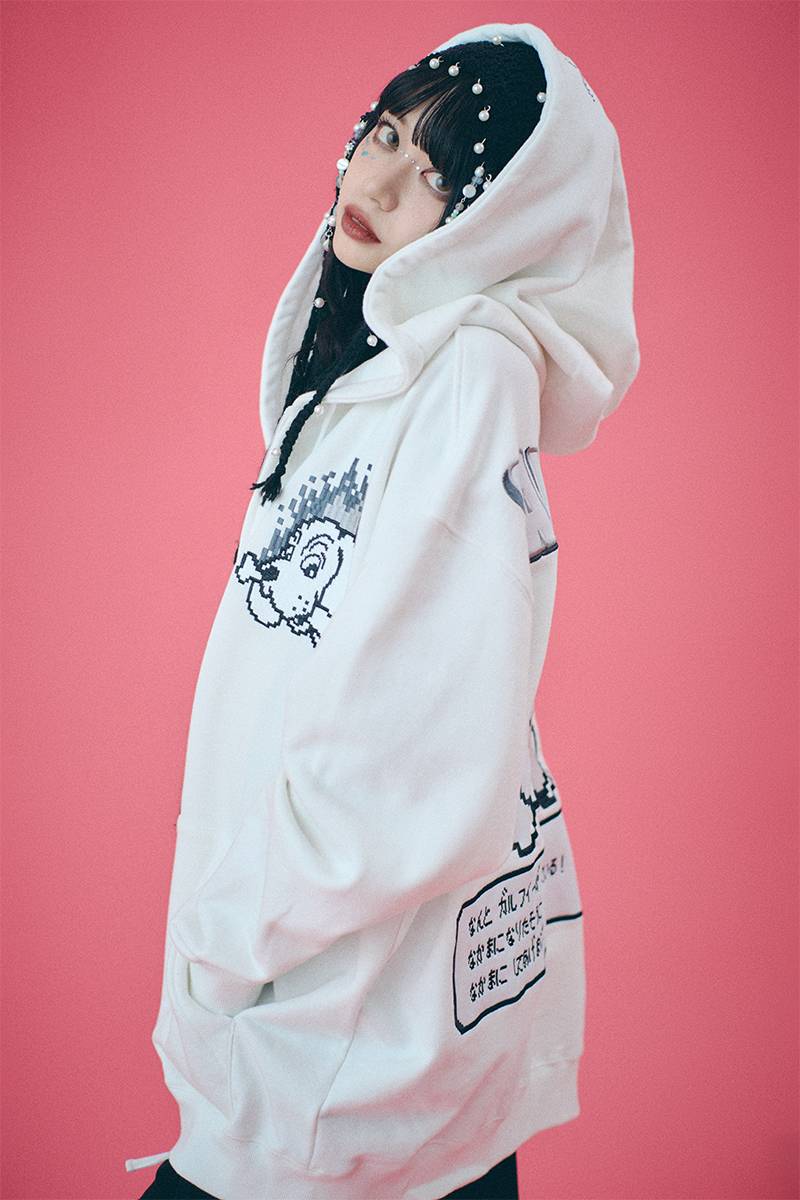 GALFY (ガルフィー) ガルクエジップパーカー WHITE / ロック GALFY (ガルフィー) ガルクエジップパーカー WHITE / ロック