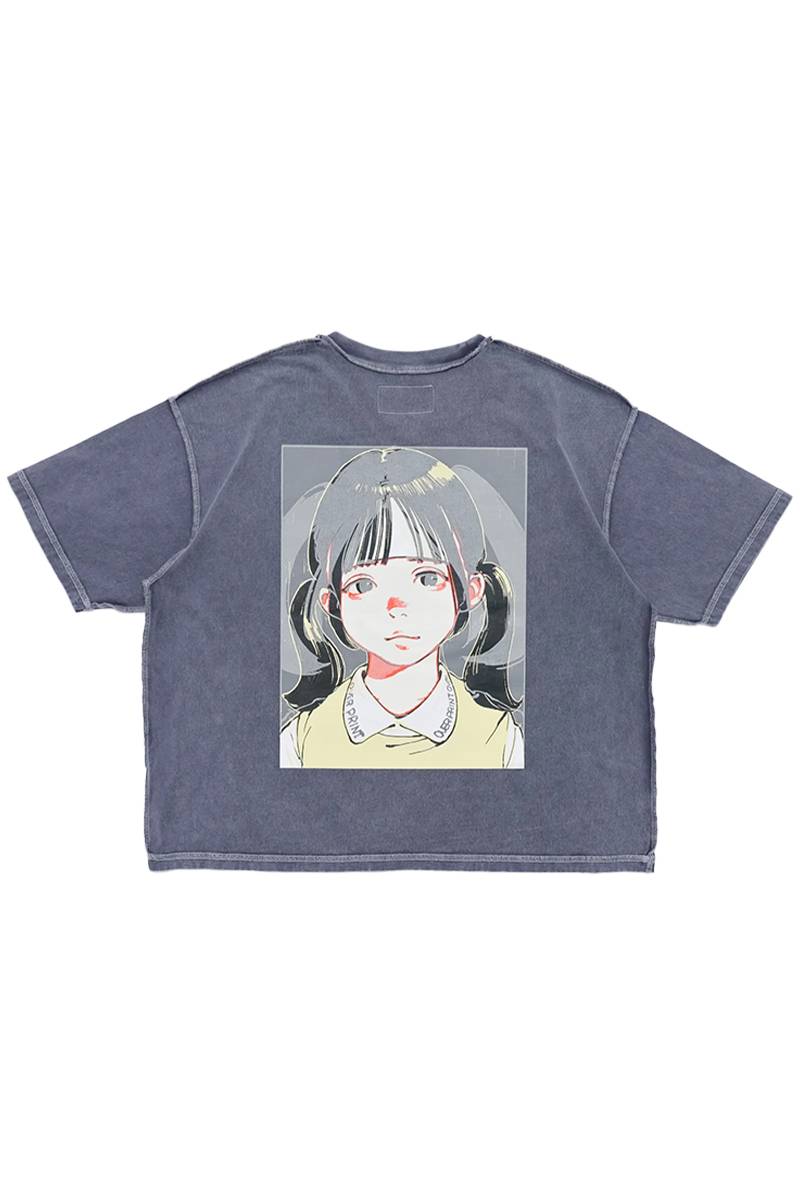 【お問い合わせ商品】over print (オーバー・プリント) POP ART pigment Tee Ver:18 GLOW IN THE DARK