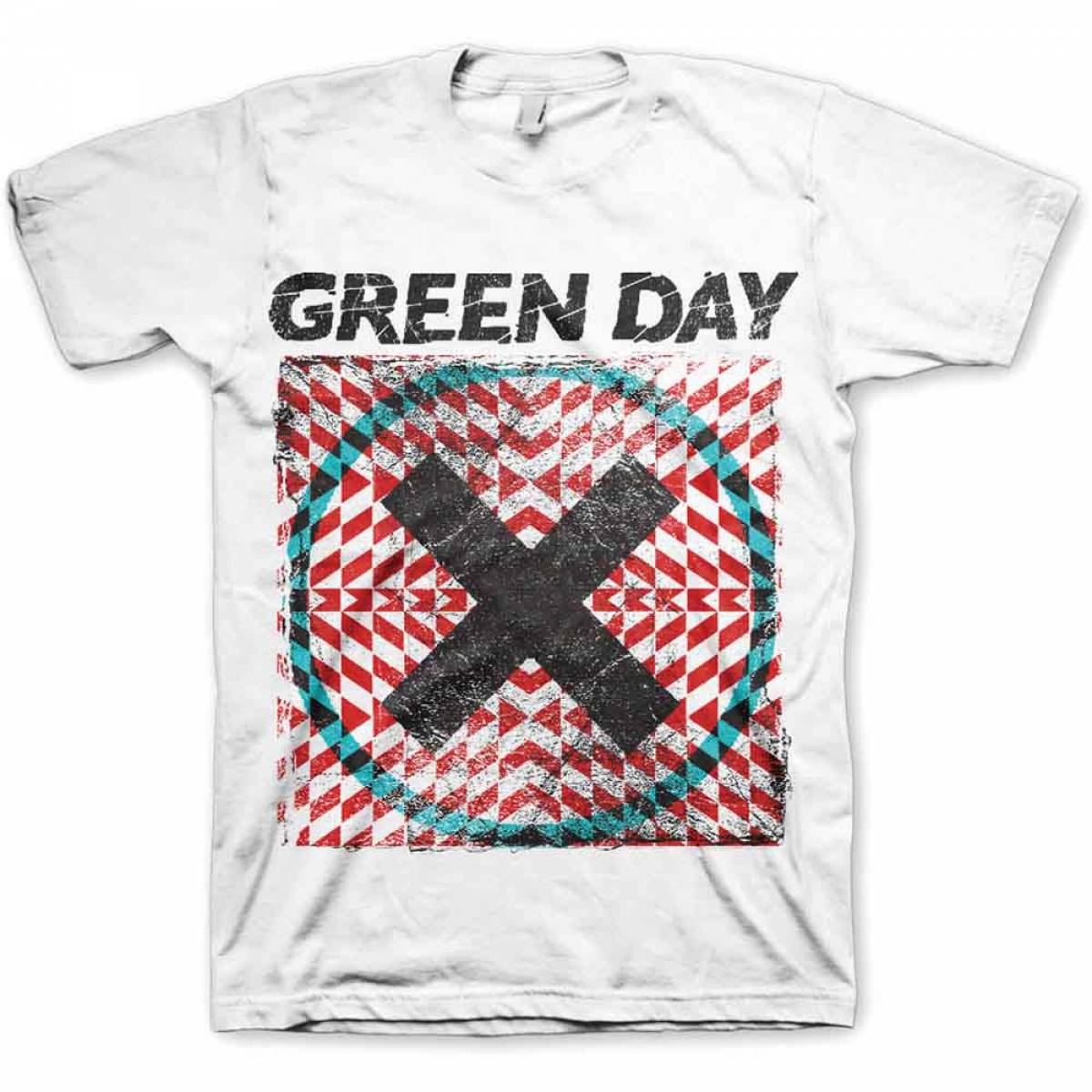 【予約商品】GREEN DAY バンドTシャツ ユニセックス: Xllusion - WHITE