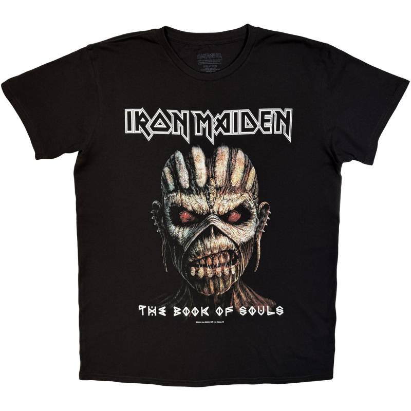 【予約商品】IRON MAIDEN バンドTシャツ ユニセックス: The Book of Souls (Black)
