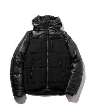 【予約商品】glamb(グラム) GB0424/JKT11 : Combination Padded Jacket - Black