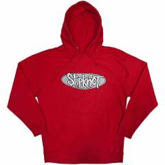 【予約商品】SLIPKNOT Unisex Pullover Hoodie: Don't Ever Judge Me (Red) (Back Print) - RED