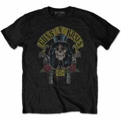 【予約商品】GUNS N' ROSES バンドTシャツ ユニセックス: Slash 85 (Black)