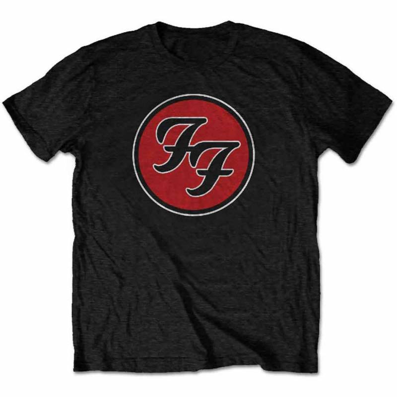 【予約商品】FOO FIGHTERS バンドTシャツ ユニセックス: FF Logo (Black)