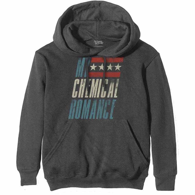 【予約商品】MY CHEMICAL ROMANCE Unisex Pullover Hoodie: Raceway (Charcoal Grey)