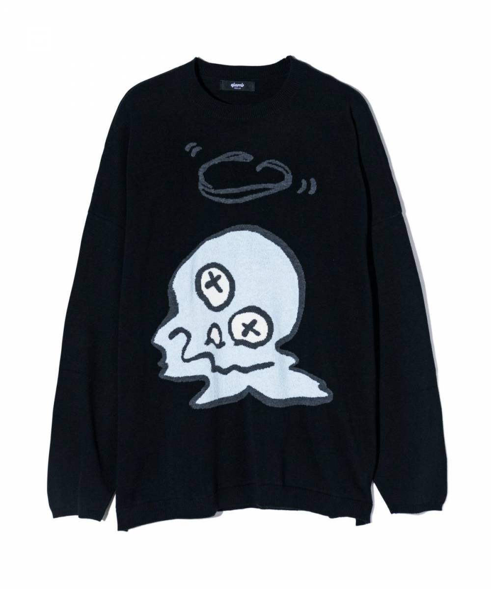 予約商品】glamb(グラム) GB0424/KNT03 : Melt Head Knit / メルト