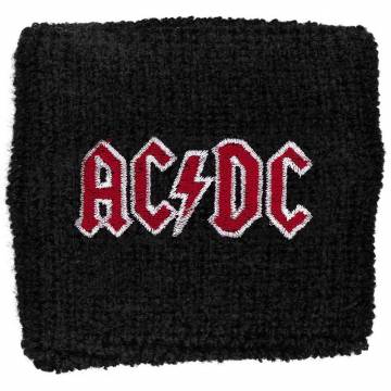 【予約商品】AC/DC Embroidered Wristband: Red Logo (Loose)