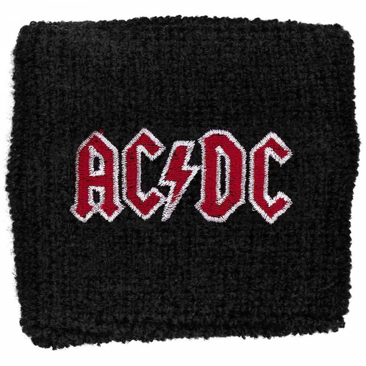 【予約商品】AC/DC Embroidered Wristband: Red Logo (Loose)