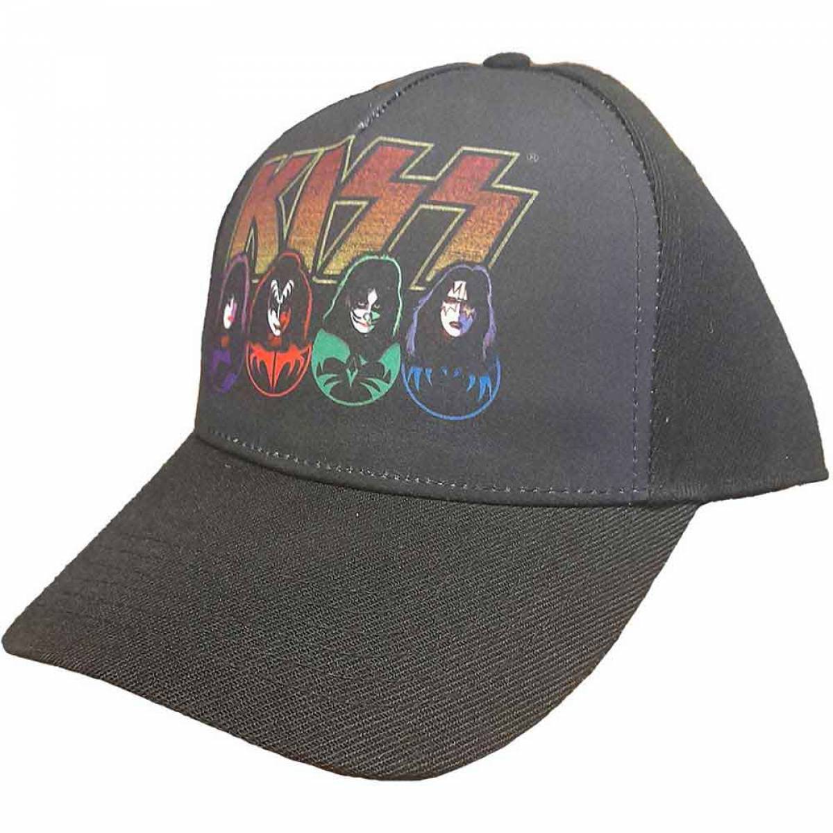 【予約商品】KISS Unisex Baseball Cap: Logo - Faces & Icons