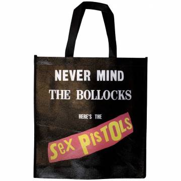 【予約商品】THE SEX PISTOLS Eco Bag: Never Mind The Bollocks Original Album - BLACK