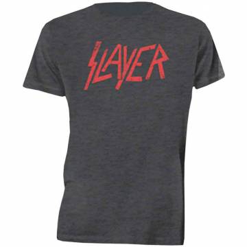 【予約商品】SLAYER ユニセックスTシャツ: Distressed Logo