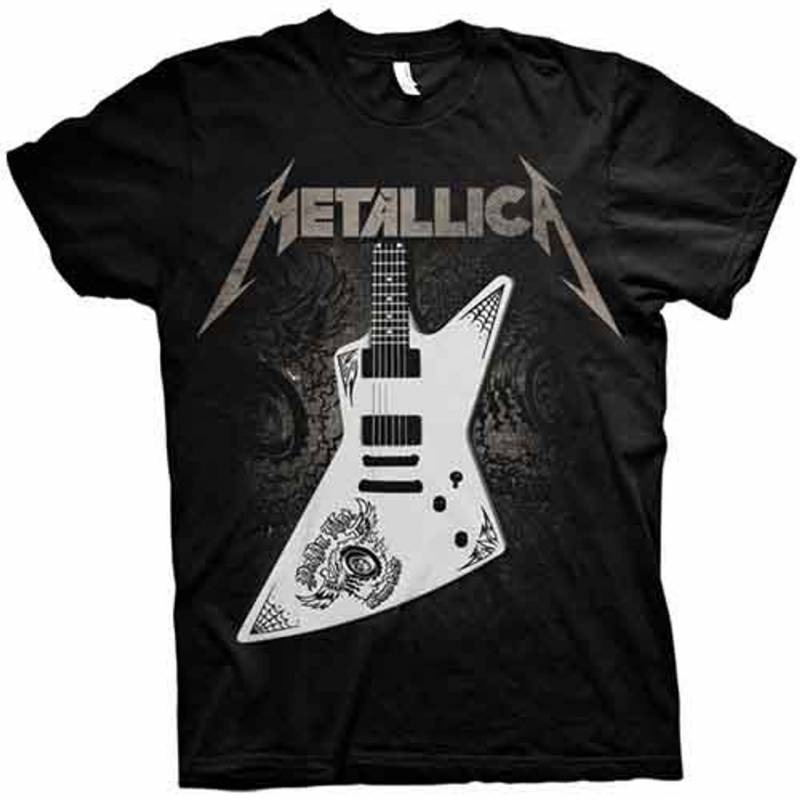 【予約商品】METALLICA バンドTシャツ ユニセックス: Papa Het Guitar (Black)