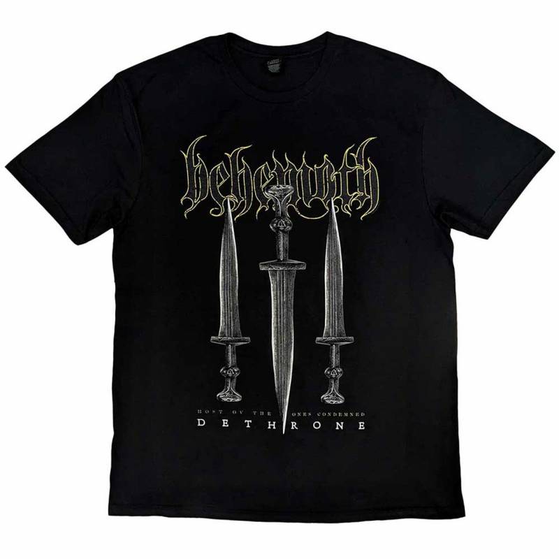 【予約商品】BEHEMOTH バンドTシャツ ユニセックス: Off To War! (Black) (Back Print)