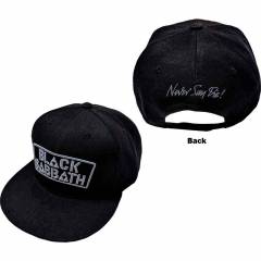 【予約商品】BLACK SABBATH Unisex Snapback Cap: Never Say Die (Black)