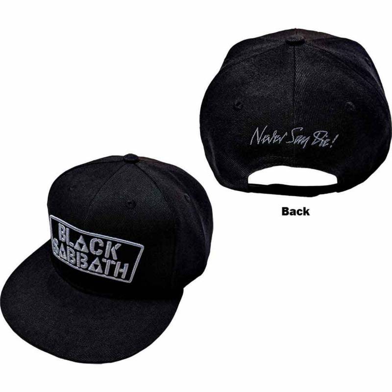 【予約商品】BLACK SABBATH Unisex Snapback Cap: Never Say Die (Black)