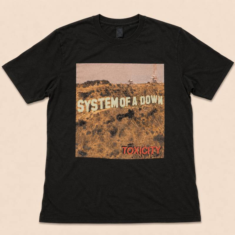 【予約商品】SYSTEM OF A DOWN バンドTシャツ ユニセックス: Toxicity (Black)