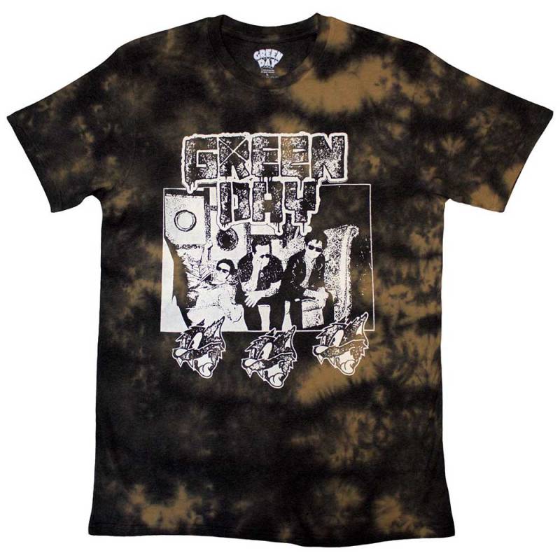 【予約商品】GREEN DAY バンドTシャツ ユニセックス: Rev Radio (Black) (Wash Collection)