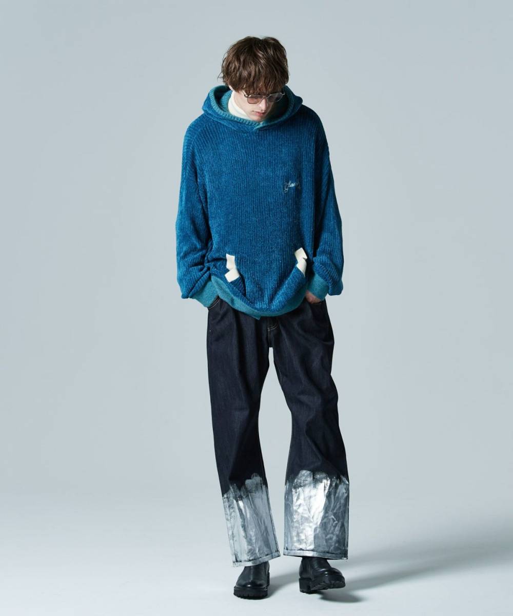 GLAMB(グラム) ワイドデニムパンツ(セール】Kite Shaped Denim GLAMB(グラム) ワイドデニムパンツ(セール】Kite Shaped Denim