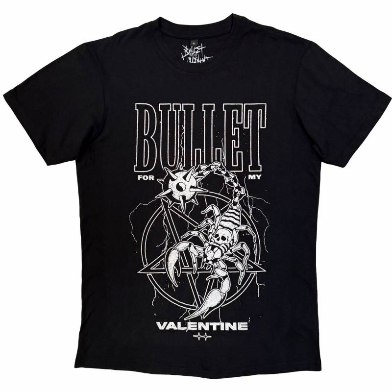 【予約商品】BULLET FOR MY VALENTINE Unisex Premium Carbon バンドTシャツ: Bullet (Black)