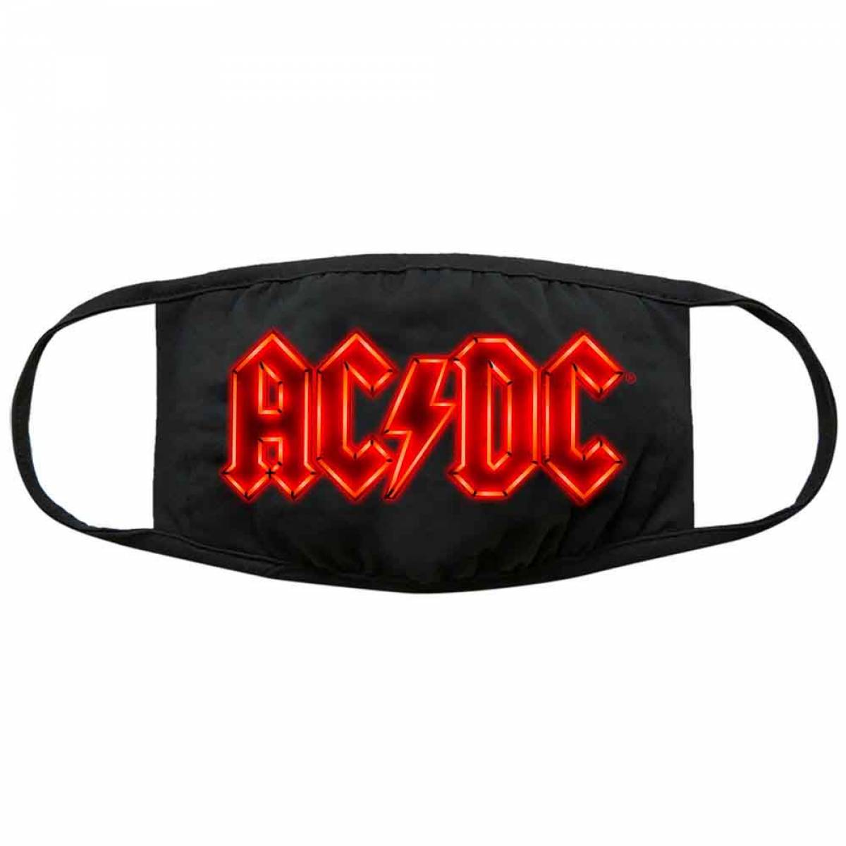 【予約商品】AC/DC Face Mask: Neon Logo - BLACK