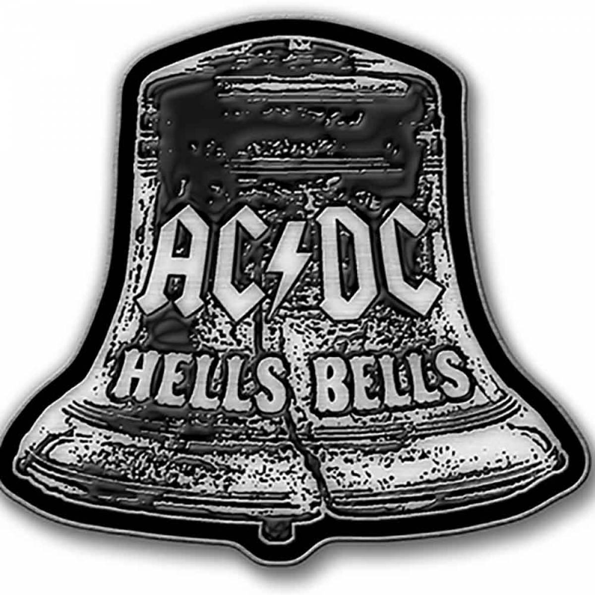 【予約商品】AC/DC Pin Badge: Hells Bells (Enamel In-Fill)