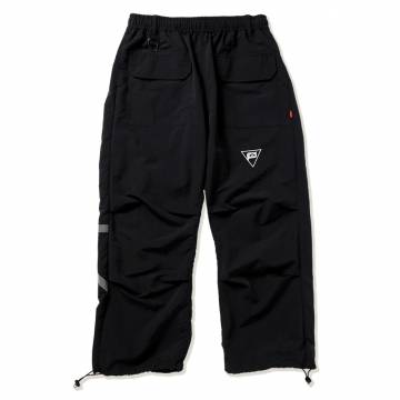 【予約商品】PUNK DRUNKERS (パンクドランカーズ) テックナイロンパンツ / 下 - BLACK