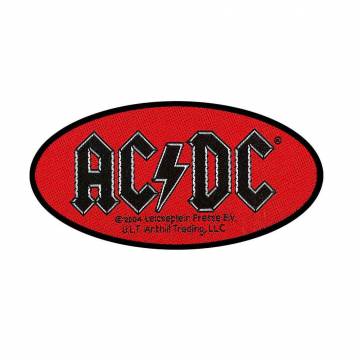 【予約商品】AC/DC Woven Patch: Oval Logo (Standard)