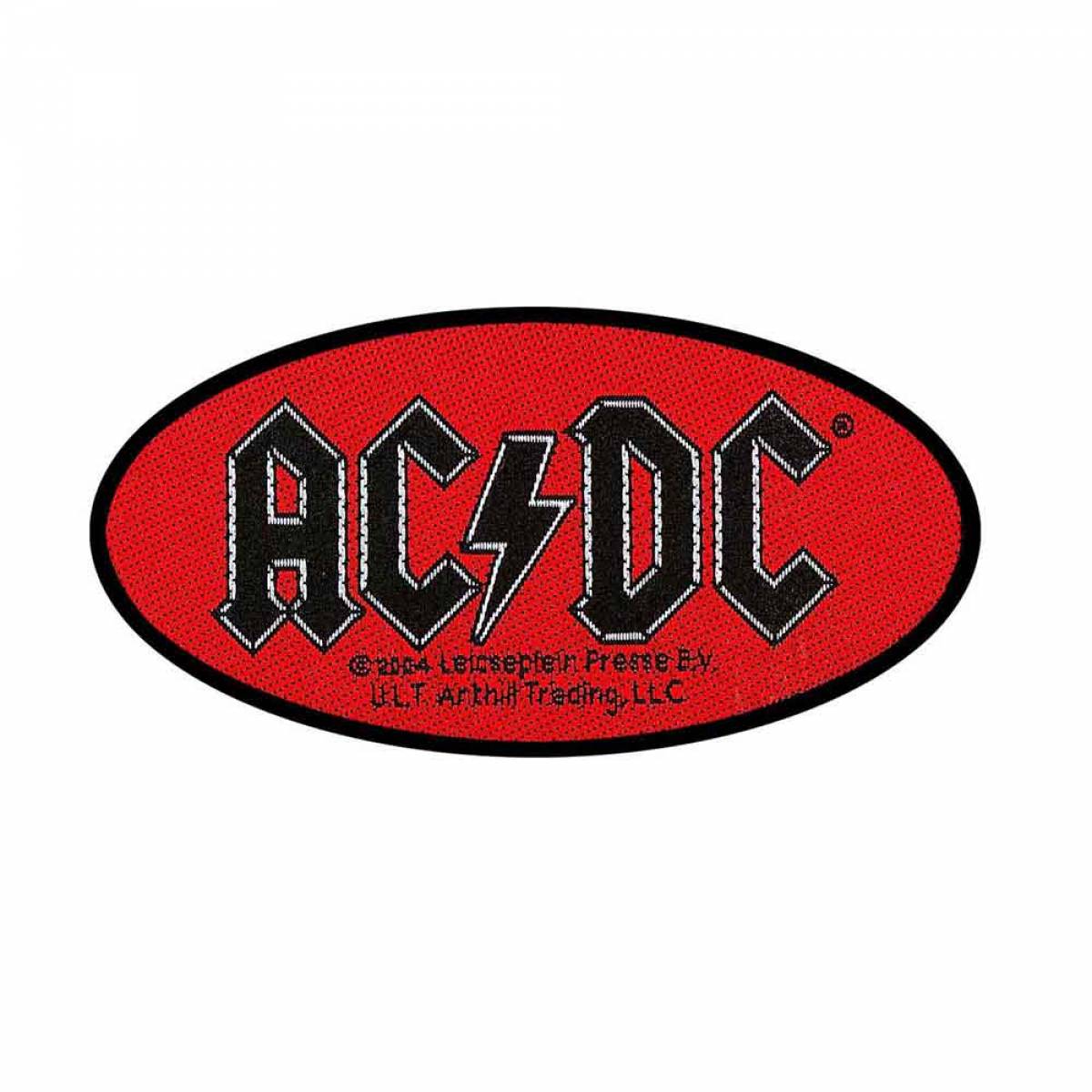【予約商品】AC/DC Woven Patch: Oval Logo (Standard)