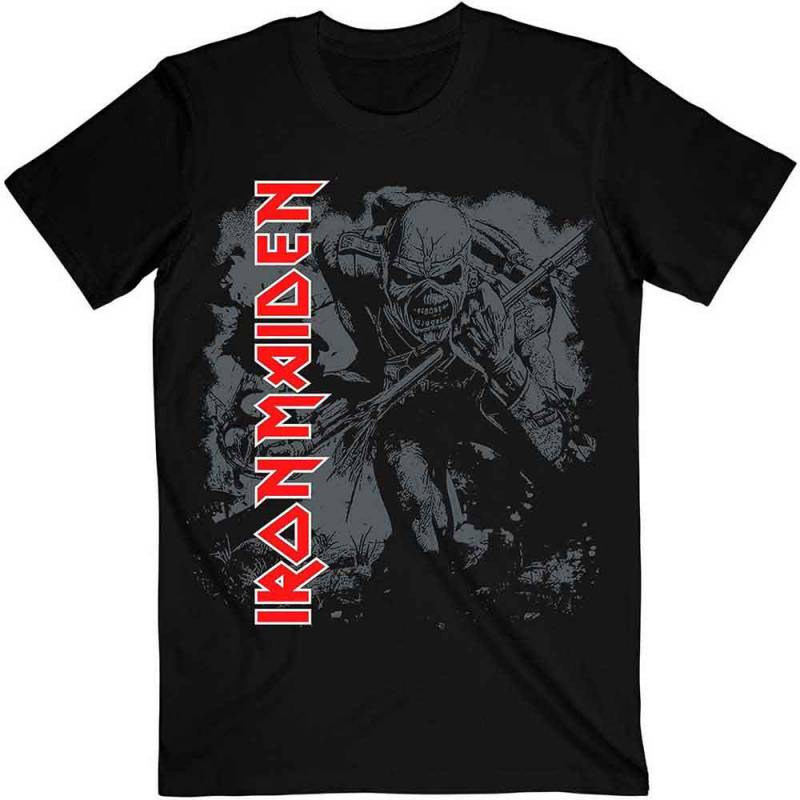 【予約商品】IRON MAIDEN バンドTシャツ ユニセックス: Hi-Contrast Trooper (Black)