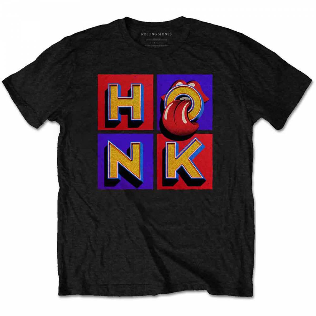 【予約商品】THE ROLLING STONES バンドTシャツ ユニセックス: Honk Album (Black) - BLACK