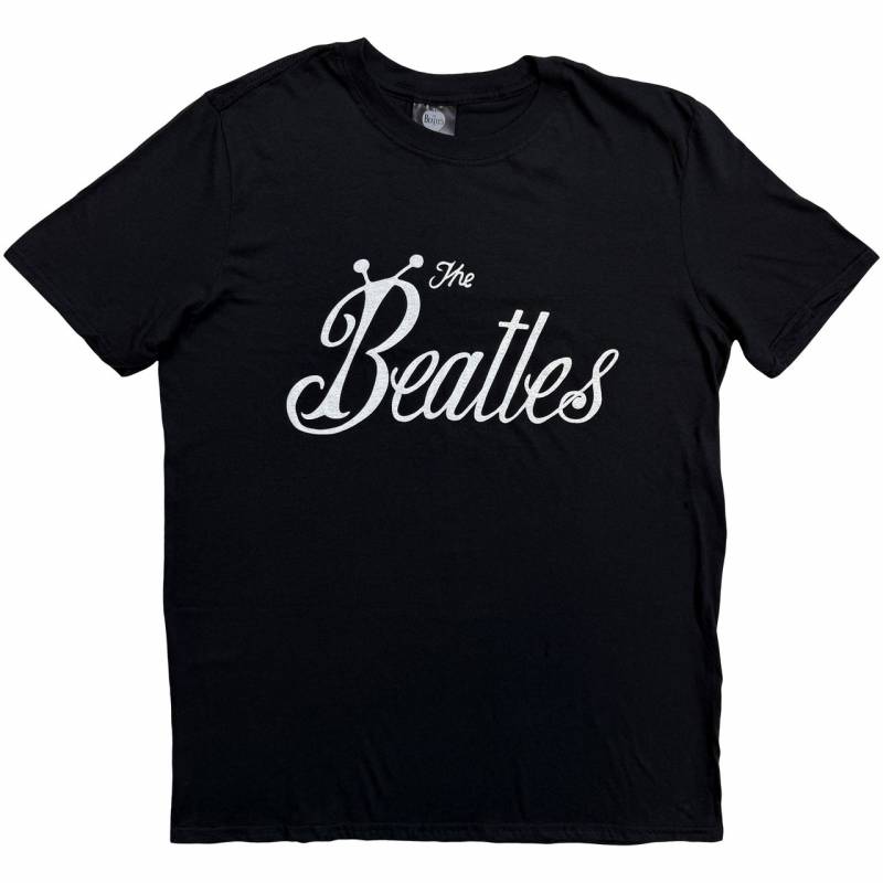 【予約商品】THE BEATLES バンドTシャツ ユニセックス: Bug Logo (Black)
