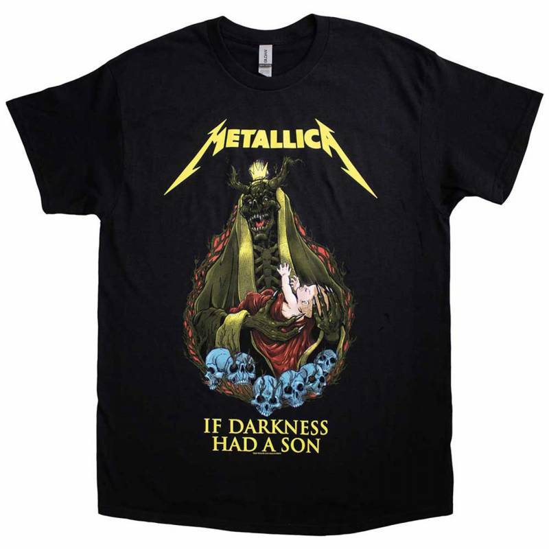 【予約商品】METALLICA バンドTシャツ ユニセックス: If Darkness Had A Son (Black)
