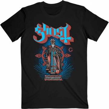 【予約商品】GHOST バンドTシャツ ユニセックス: Habemus Papam (Black) - BLACK