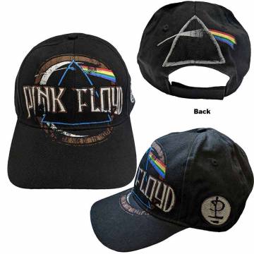 【予約商品】PINK FLOYD Unisex Baseball Cap: Dark Side of the Moon (Black) - BLACK