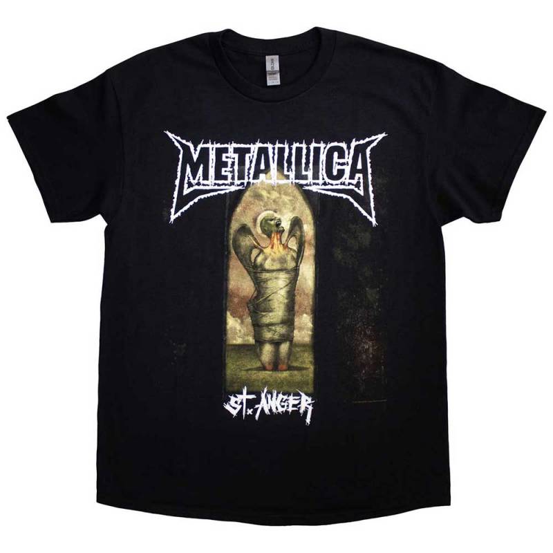 【予約商品】METALLICA バンドTシャツ ユニセックス: St Anger Angel (Black) - BLACK