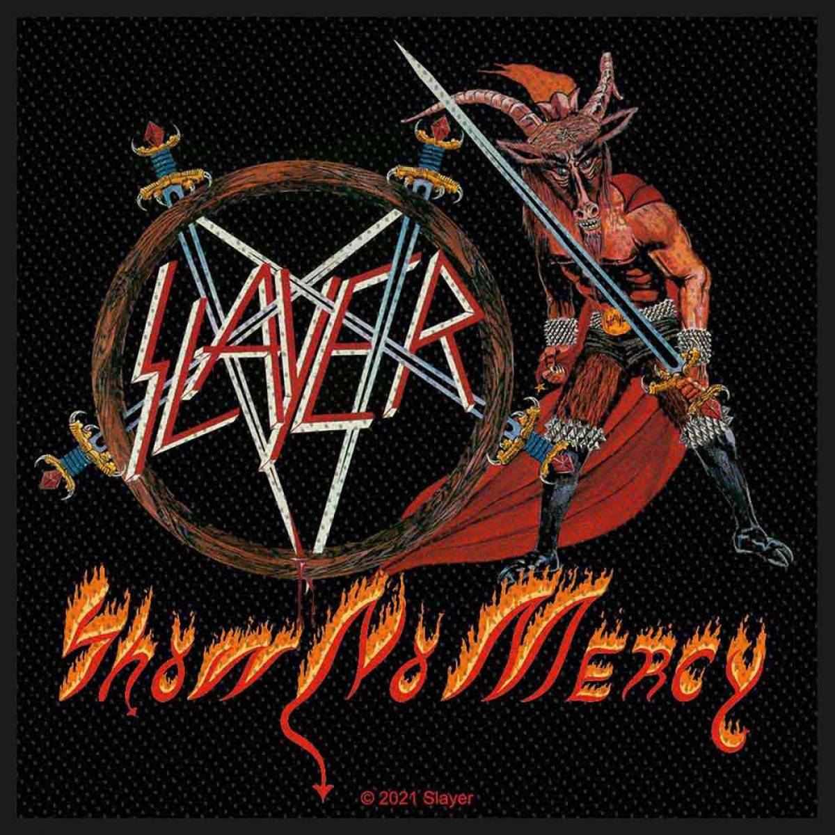 【予約商品】SLAYER Standard Woven Patch: Show No Mercy