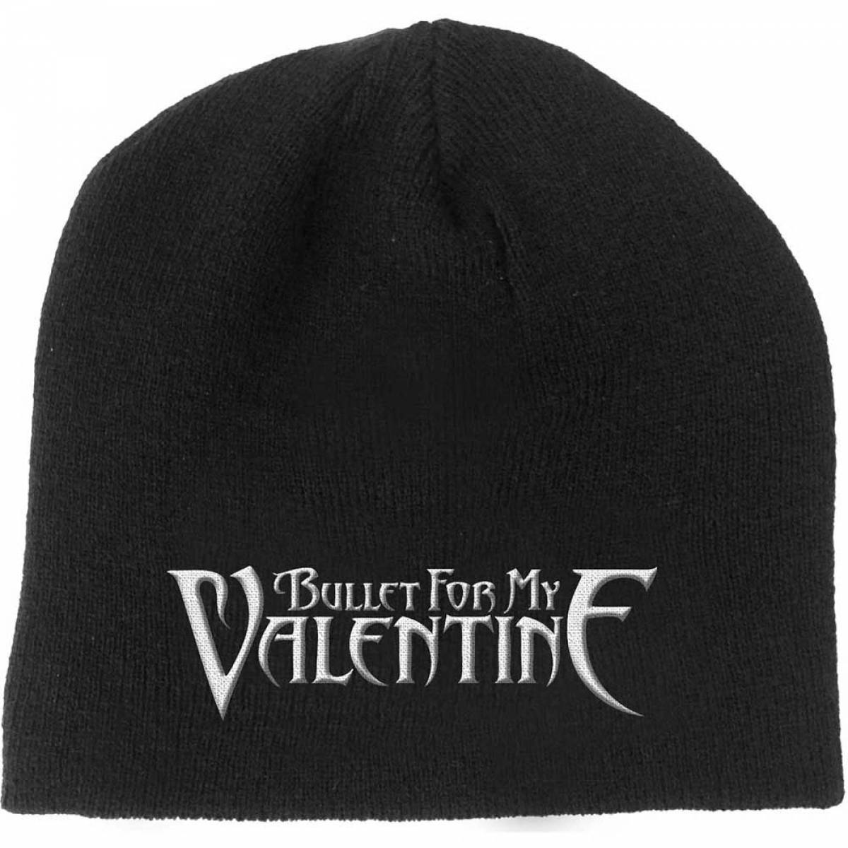 【予約商品】BULLET FOR MY VALENTINE Unisex Beanie Hat: Logo (Black) - BLACK