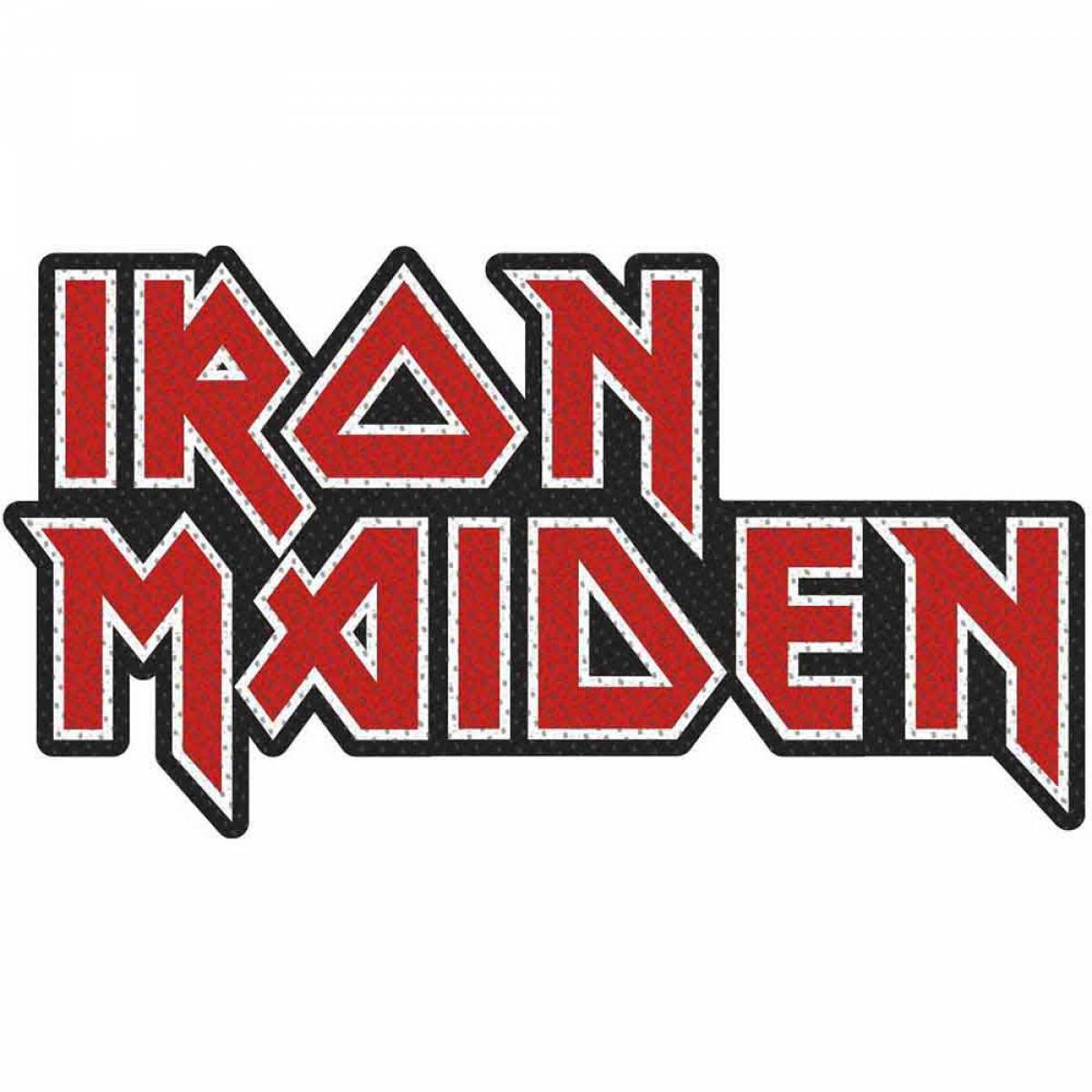 【予約商品】IRON MAIDEN Standard Woven Patch: Logo Cut Out (Retail Pack)