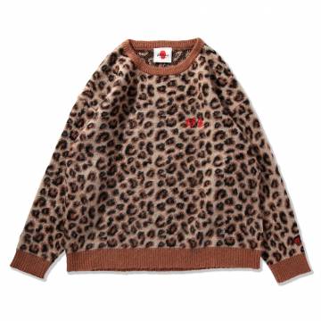 【予約商品】PUNK DRUNKERS (パンクドランカーズ)野生モヘアニット - BEIGE