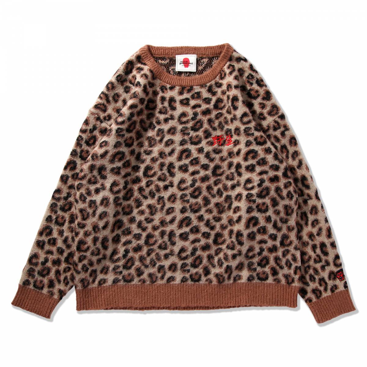 【予約商品】PUNK DRUNKERS (パンクドランカーズ)野生モヘアニット - BEIGE