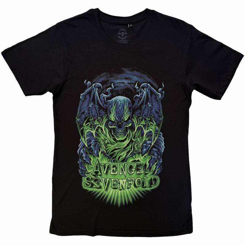 【予約商品】AVENGED SEVENFOLD バンドTシャツ ユニセックス: Dare to Die (Black)